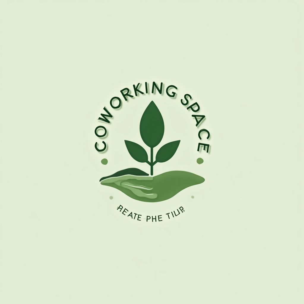 Logo de espacio de coworking para profesionales
